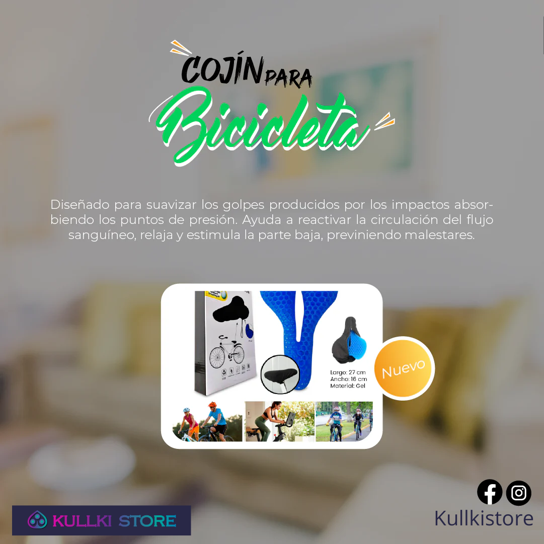 Cojín de gel para bicicletas