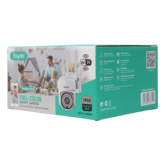 📹 Cámara de seguridad inteligente para exteriores con wifi, ip66, micrófono oculto y 28 leds / camara-023 / buytiti
