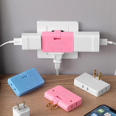 Adaptador Enchufe Triple Giratorio