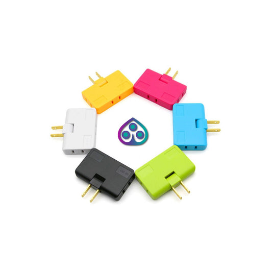 Adaptador Enchufe Triple Giratorio